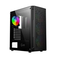 Компьютерный корпус Powercase MISTRAL EVO Air TG Black CMIEE-A4