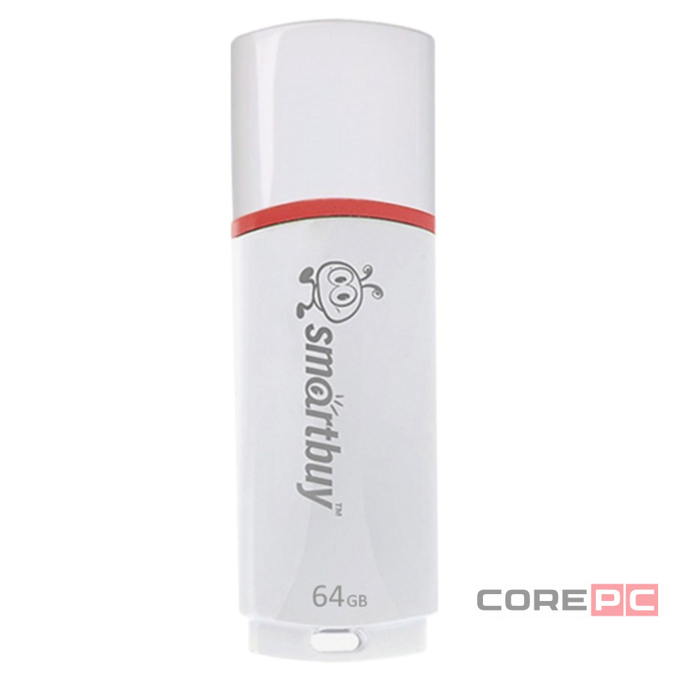 USB флеш накопитель Smartbuy 64GB Crown White (SB64GBCRW-W)