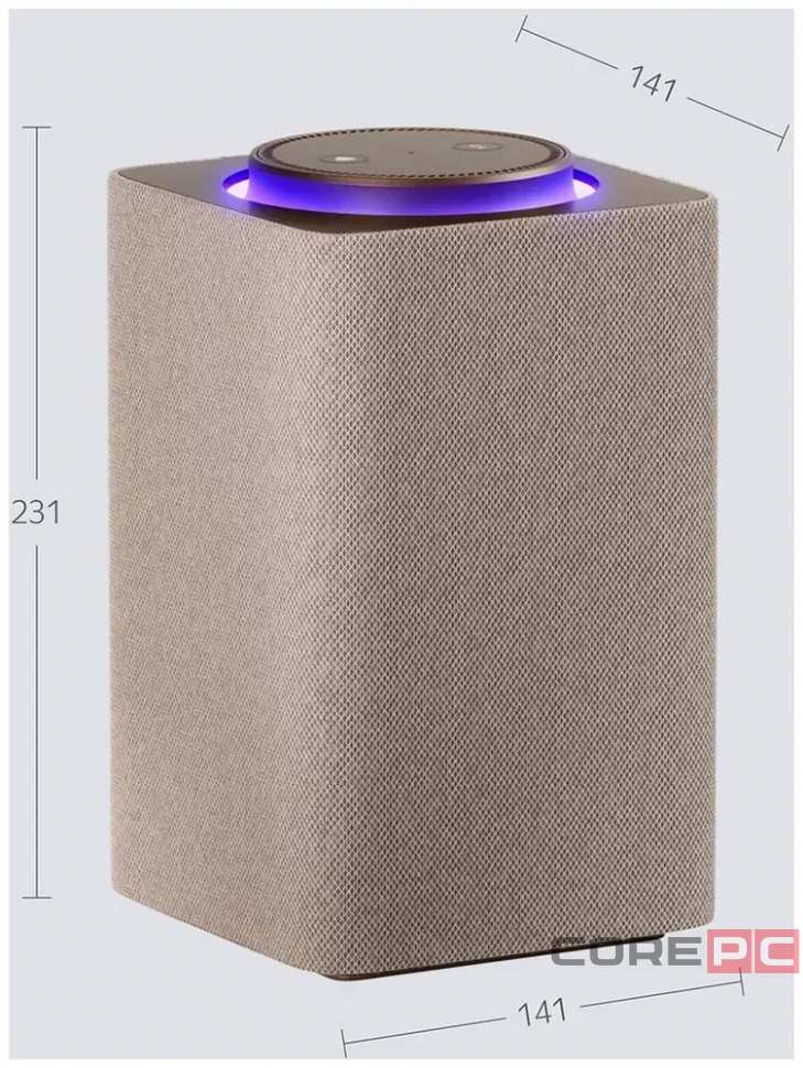 Умная колонка Яндекс.Станция Макс с Zigbee (YNDX-00053E) (Бежевый)