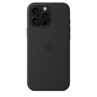Чехол-накладка Silicone Case with MagSafe для iPhone 16 Pro (Black)
