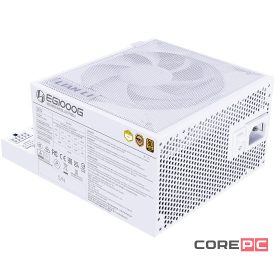 Блок питания Lian Li 1000W EG1000G White (G9P.EG1000G.WH00.RU) 16 Pin (PCIe 5.0 Connector Cable Details)