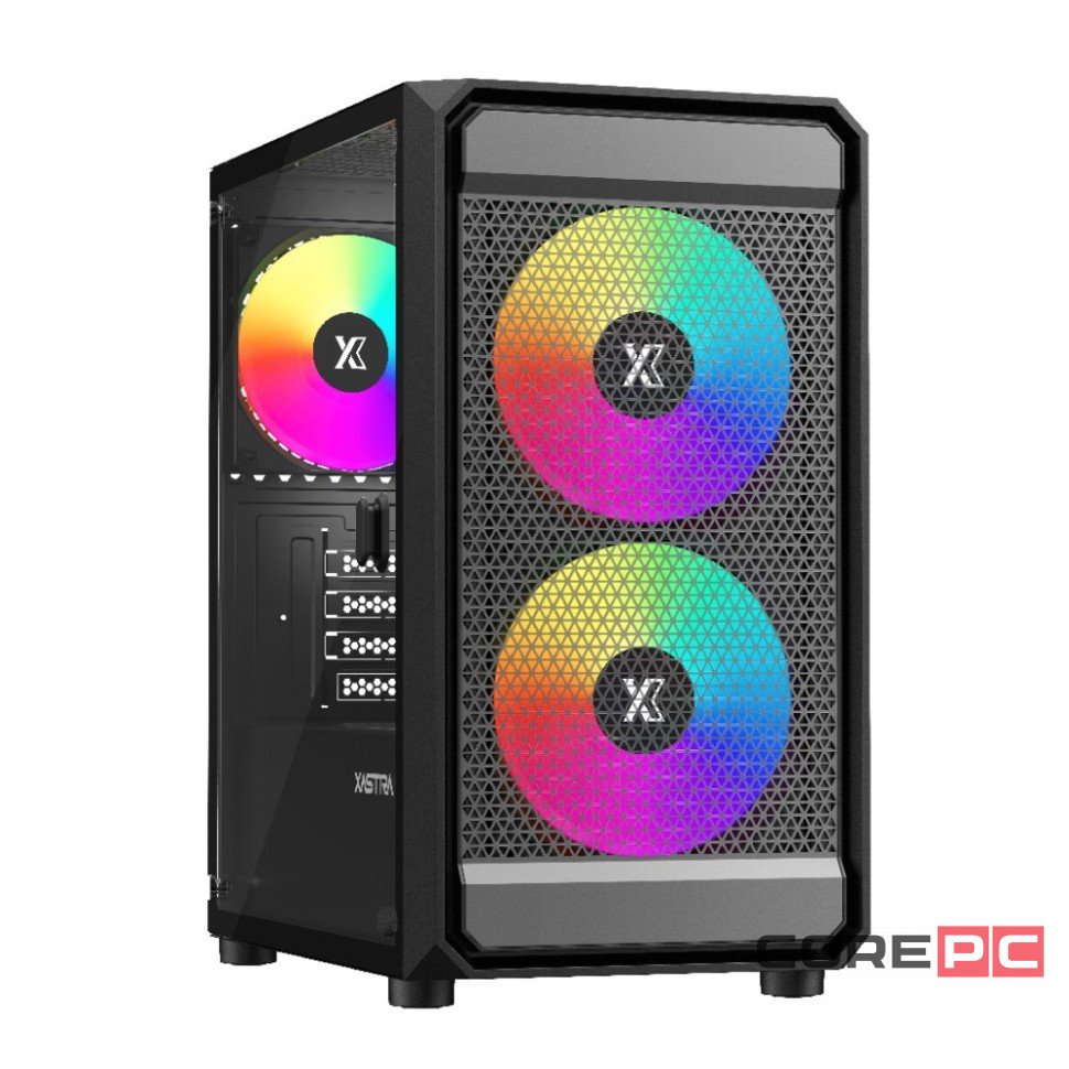 Компьютерный корпус XASTRA A303M 3ARGB Black (A303M-2FC14A-1FC12A-D)