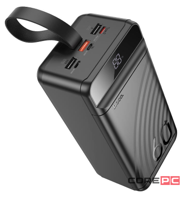 Внешний аккумулятор Hoco J123C Element 60000 mAh 20W Micro-USB,Type-C,Lightning/ 3xUSB,Type-C (черный)