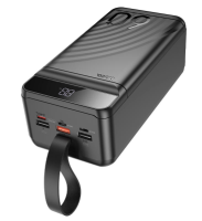Внешний аккумулятор Hoco J123C Element 60000 mAh 20W Micro-USB,Type-C,Lightning/ 3xUSB,Type-C (черный)