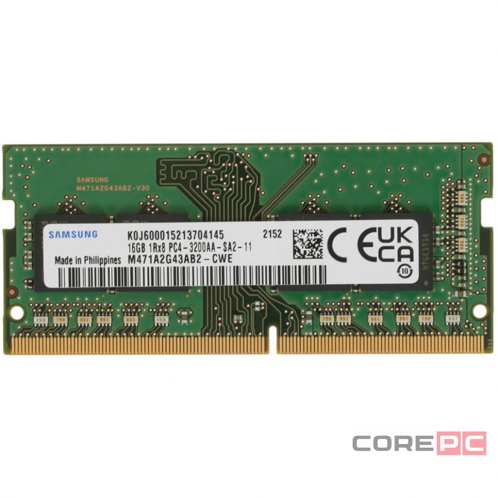 Оперативная память 16 Gb 3200 MHz Samsung (M471A2G43AB2-CWE)
