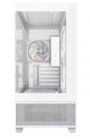 Компьютерный корпус Powercase Vision Micro S4W TG ARGB White (CVMMSHW-A3)