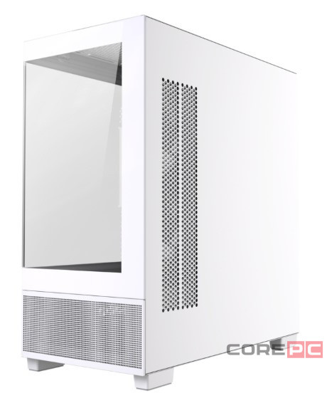 Компьютерный корпус Powercase Vision Micro S4W TG ARGB White (CVMMSHW-A3)