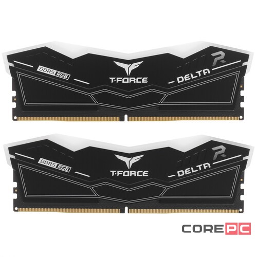 Оперативная память 32 Gb 6400 MHz Team Group T-FORCE DELTA RGB Black (FF3D532G6400HC32ADC01)