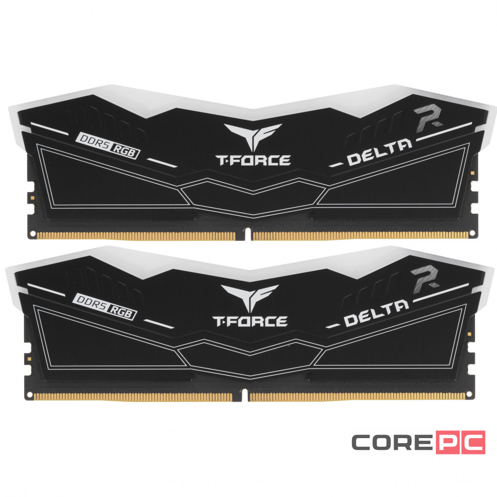 Оперативная память 32 Gb 6400 MHz Team Group T-FORCE DELTA RGB Black (FF3D532G6400HC32ADC01)