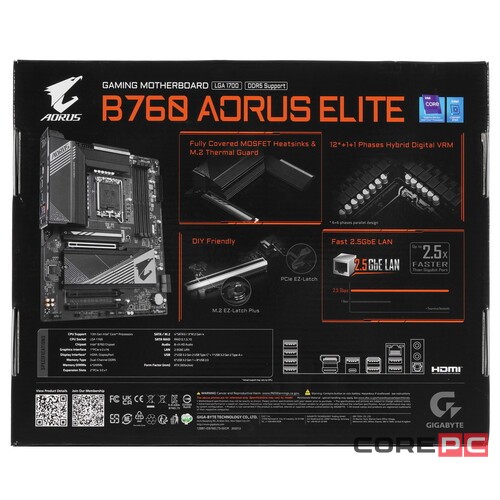 Материнская плата Gigabyte B760 AORUS ELITE