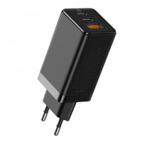 Сетевое зар. устр. Baseus GaN5 Pro Fast Charger 1USB+2C 65W CCGP120201 черное