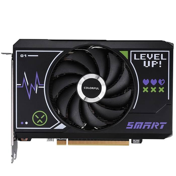 Видеокарта Colorful (RTX 4060 Mini 8GB-V) GeForce RTX 4060 8GB Mini 8GB-V