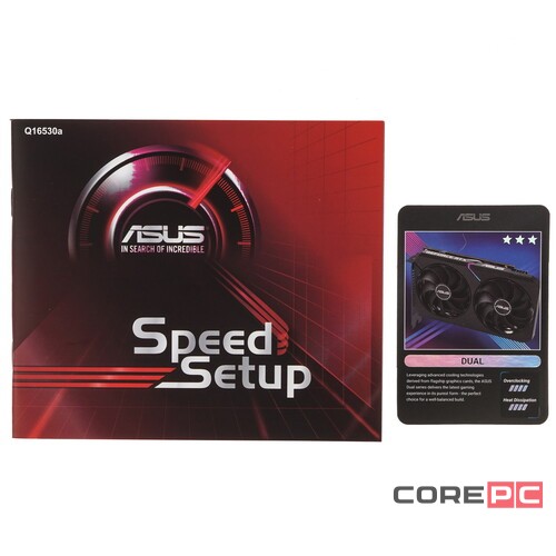 Видеокарта ASUS (DUAL-RTX3050-O8G-V2) GeForce RTX 3050 8GB D6 90YV0GH6-M0NA00