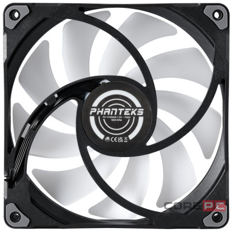 Комплект вентиляторов для корпуса PHANTEKS M25 DRGB Black PH-F140M25_DRGB_PWM_BK01_3P_RU PWM