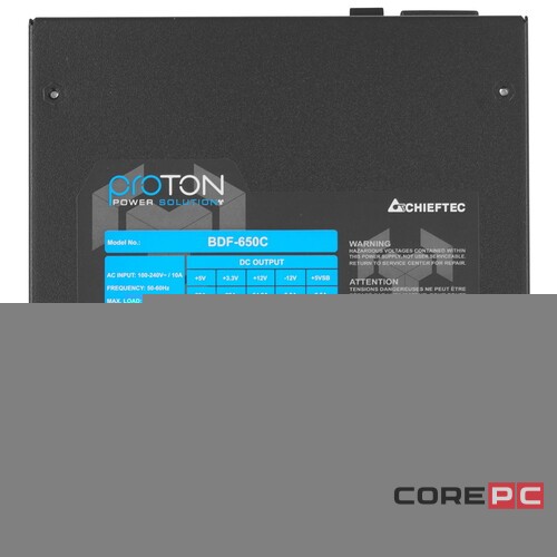 Блок питания Chieftec 650W PROTON BDF-650C