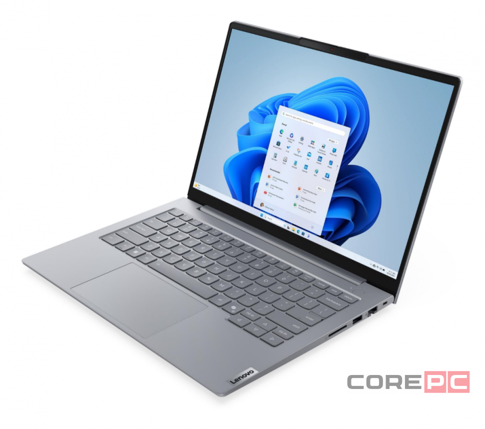 Ноутбук LENOVO ThinkBook 14 G8 IRL (IPS, WUXGA, Core 5 210H, 32Gb, 1Tb SSD, VGA int, FP, noOS) (Серый)