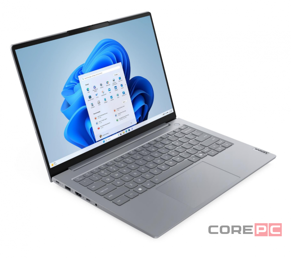 Ноутбук LENOVO ThinkBook 14 G8 IRL (IPS, WUXGA, Core 5 210H, 32Gb, 1Tb SSD, VGA int, FP, noOS) (Серый)