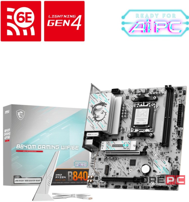 Материнская плата MSI B840M GAMING WIFI6E