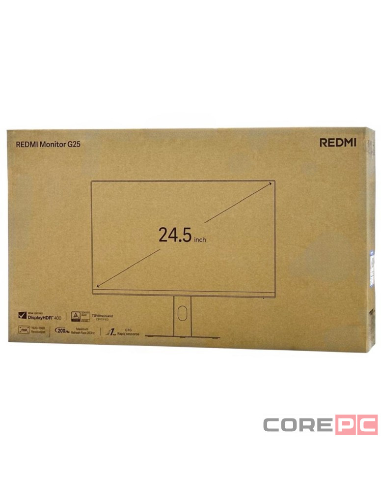 Монитор Xiaomi Redmi 23.8" G25 200Hz/IPS/HDR400 (P25FDA-RG) черный