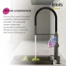 Смеситель для кухни Iddis IKNGMFFi05, рычажное управление, цвет графит матовый