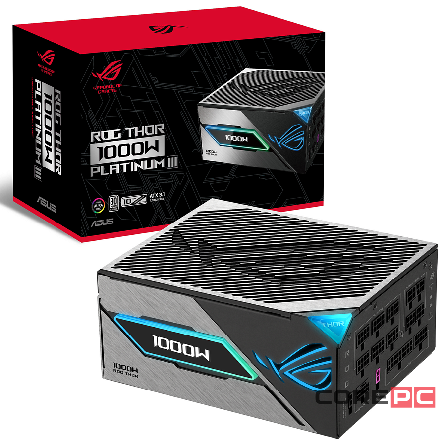Блок питания ASUS 1000W (ROG-THOR-1000P3-GAMING)