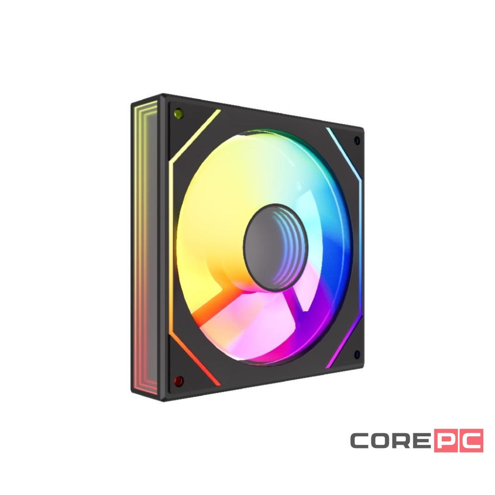 Вентилятор для корпуса Powercase (M52-12 ARGB) Black