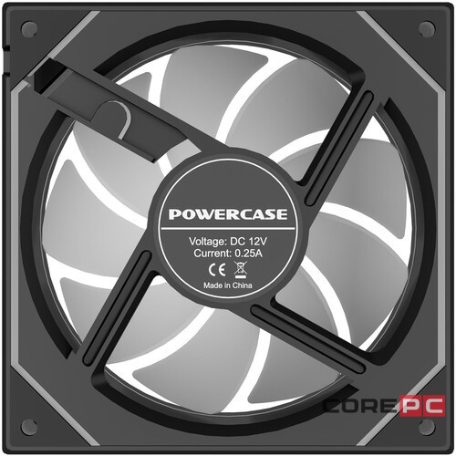 Вентилятор для корпуса Powercase (M52-12 ARGB) Black