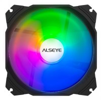 Вентилятор для корпуса ALSEYE Black M120-PB RGB
