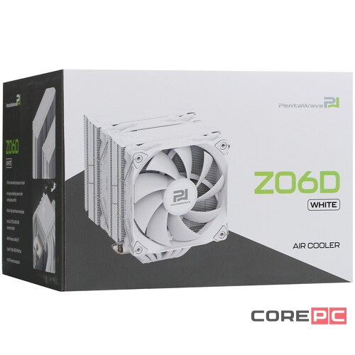 Кулер для процессора PentaWave Z06D White PW-Z06D-WH PWM