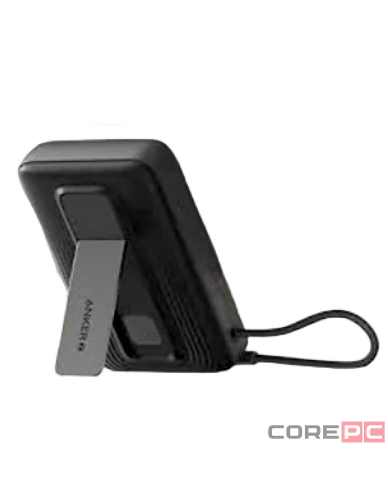 Powerbank с беспроводной зарядкой Anker Zolo (A1685) 10000mAh 30W 1USB/1C с проводом Type-C черный