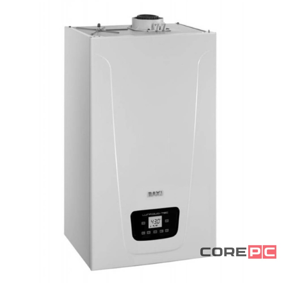 Котел газовый BAXI LUNA DUO-TEC E 24 конденсационный, настенный, 2 конт., закр. кам. сгор.