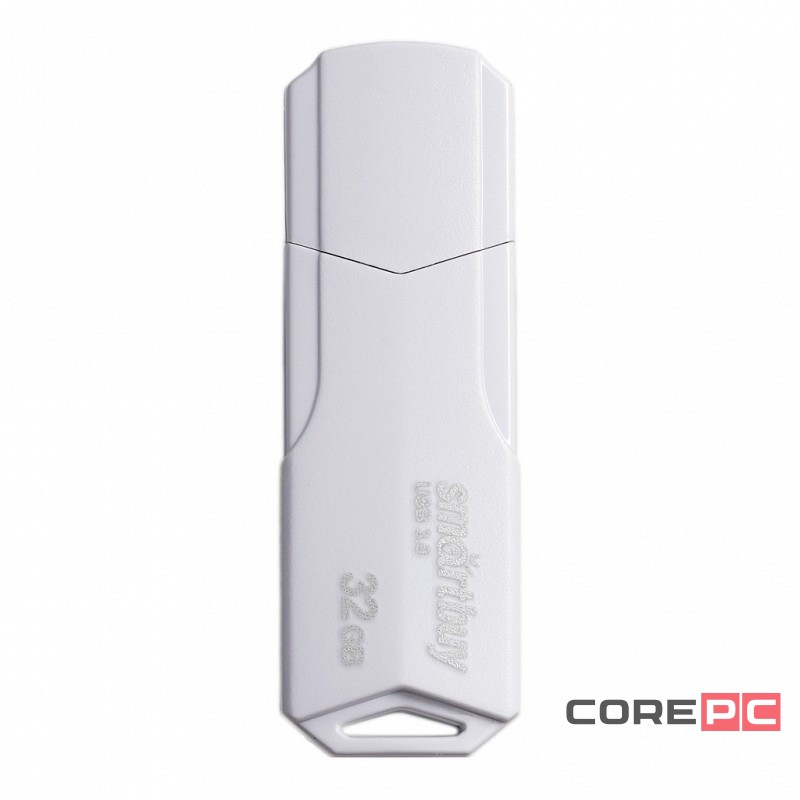 3.1 USB флеш накопитель SmartBuy 32GB CLUE White (SB32GBCLU-W3)