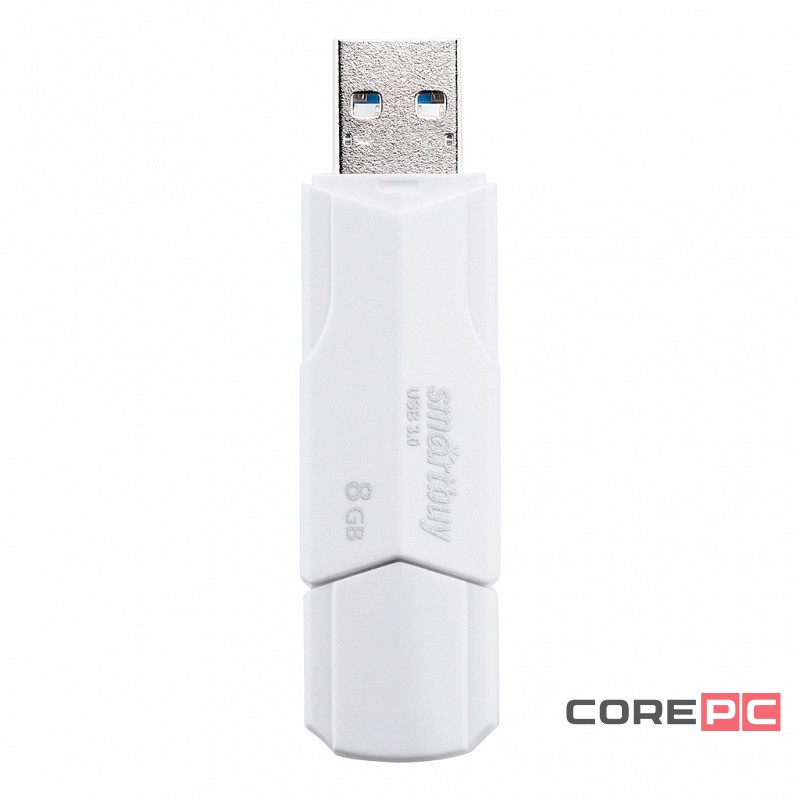 3.1 USB флеш накопитель SmartBuy 32GB CLUE White (SB32GBCLU-W3)