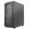 Компьютерный корпус Powercase Mistral S4B TG ARGB Black (CMSB-A4)