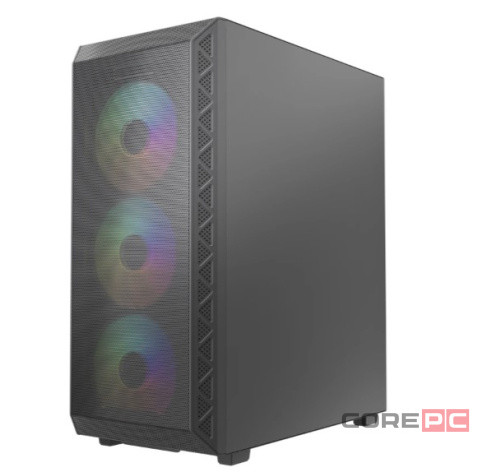 Компьютерный корпус Powercase Mistral S4B TG ARGB Black (CMSB-A4)