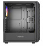 Компьютерный корпус Powercase Mistral S4B TG ARGB Black (CMSB-A4)