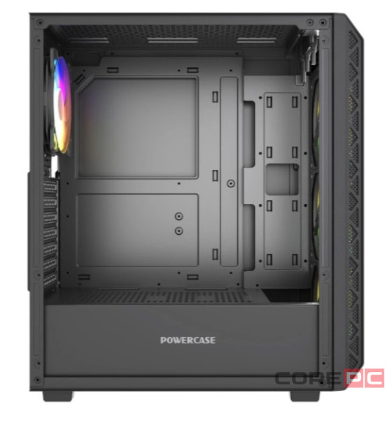 Компьютерный корпус Powercase Mistral S4B TG ARGB Black (CMSB-A4)
