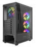 Компьютерный корпус Powercase Mistral S4B TG ARGB Black (CMSB-A4)