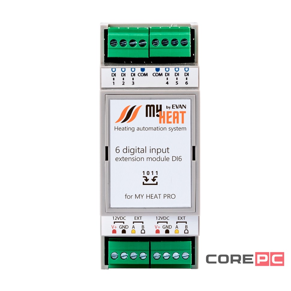 Блок дискретный расширения MY HEAT DI6