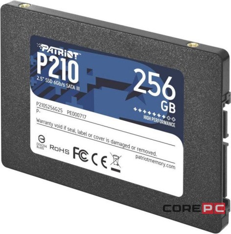 Твердотельный накопитель Patriot 256 Gb P210 (P210S256G25)