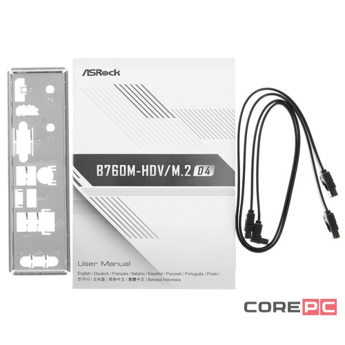 Материнская плата ASRock B760M-HDV/M.2 D4