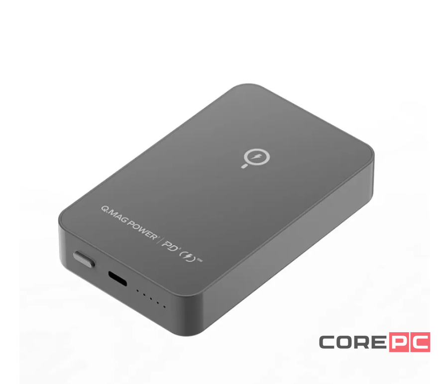 Powerbank магнитный с MagSafe Momax Q. Mag Power7 10000mAh IP107E черный