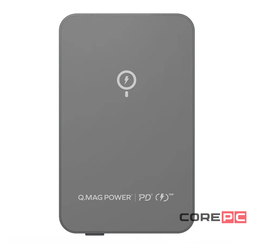Powerbank магнитный с MagSafe Momax Q. Mag Power7 10000mAh IP107E черный