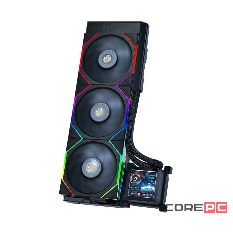Система жидкостного охлаждения для процессора Lian Li HydroShift LCD 360TL ARGB Black (G89.GHSLCD36TB.R0)