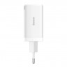Сетевое зар. устр. Baseus GaN5 Pro Fast Charger 1USB+2C 65W CCGP120202 белое