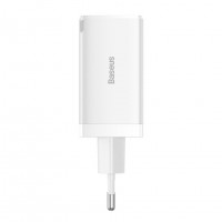 Сетевое зар. устр. Baseus GaN5 Pro Fast Charger 1USB+2C 65W CCGP120202 белое