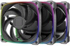 Комплект вентиляторов для корпуса Geometric Future Squama 2503B 5V ARGB Black (1F2503B312001) (GF_SQM-2503B-TP)