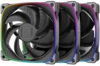 Комплект вентиляторов для корпуса Geometric Future Squama 2503B 5V ARGB Black (1F2503B312001) (GF_SQM-2503B-TP)