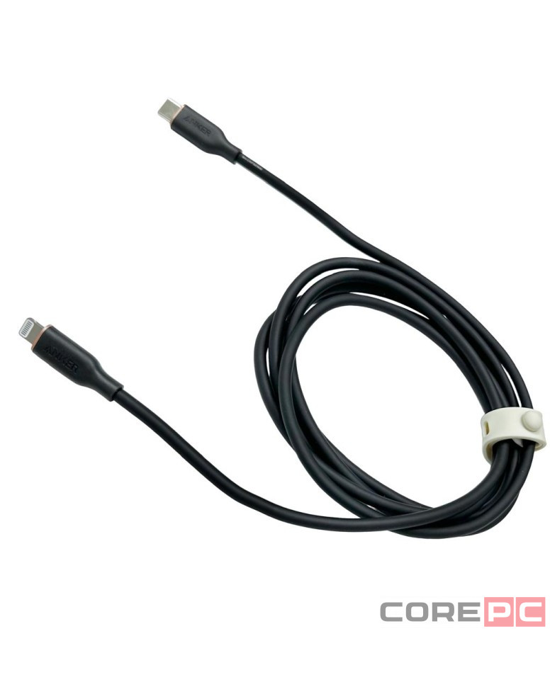 Usb Кабель-зарядка Type-C на Lightning Anker PowerLine III Flow (A8663P11) 1.8м черный