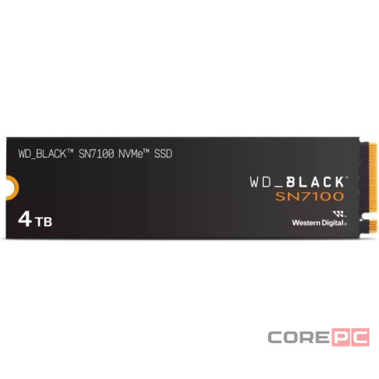 Твердотельный накопитель Western Digital 4000 Gb SN7100 Black (WDS400T4X0E)